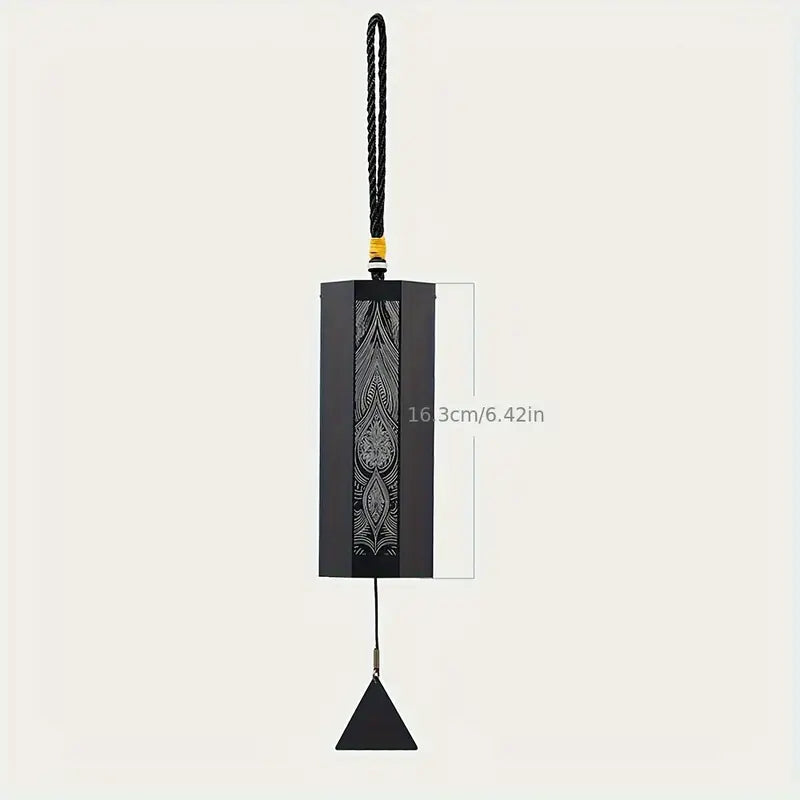 UBliss Aluminium Wind Chime 8 Notes, Octagon 8 Bars Meditation Series Single Swing