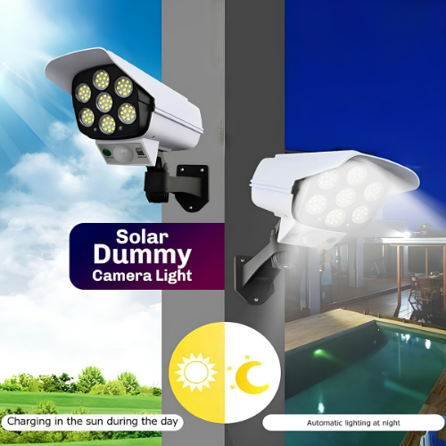 77 LED Solar Security Wall Light with Motion Sensor & Remote Control Waterproof