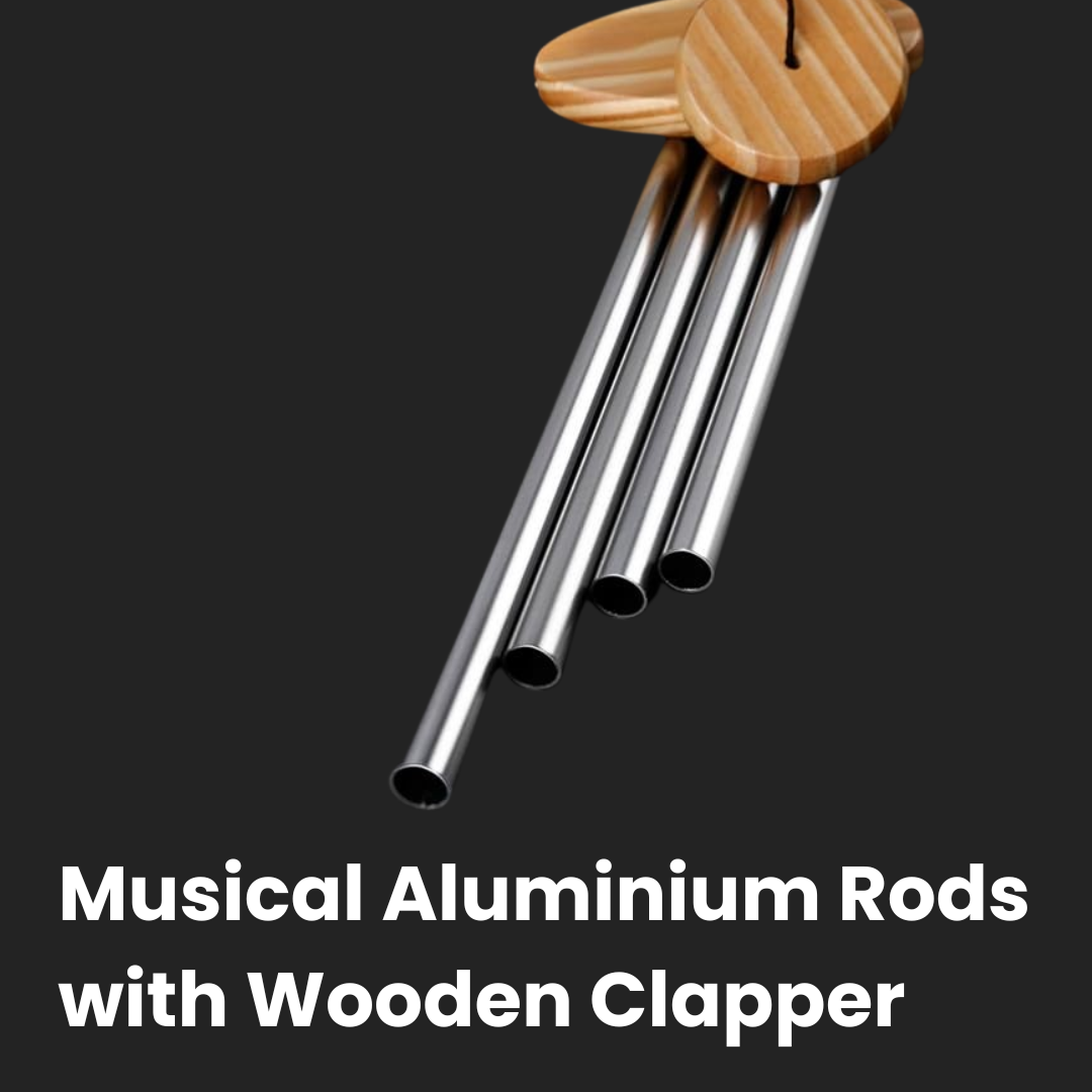 UBliss Solar Hummingbird Wind Chime with Bells – Color-Changing LED Lights for Garden & Balcony Decor (Blue)