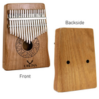 UBliss Kalimba Combo 17 & 21 Key Mahogany Wood Thumb Piano  | Soft Melodic Tone | Portable Musical Instrument for Relaxation, Meditation & Beginners.