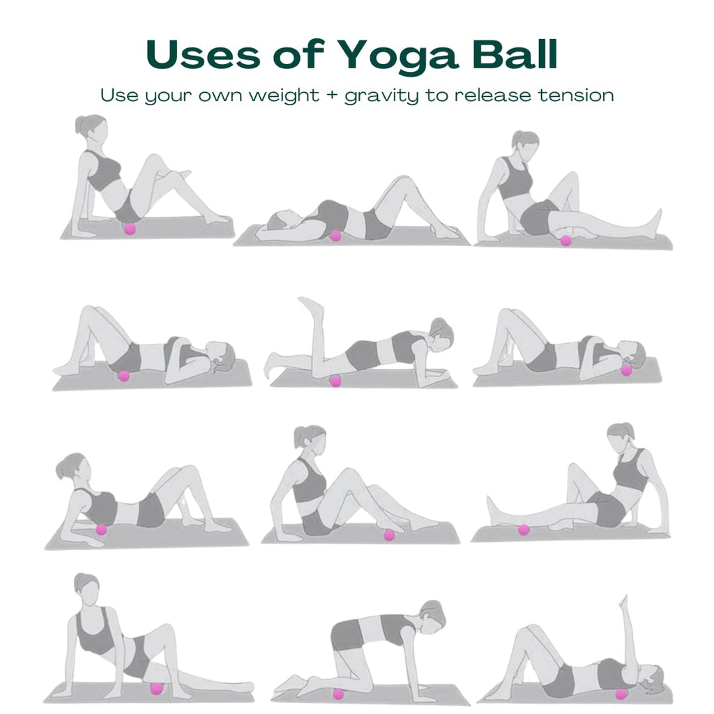 UBliss Premium Cork Set – 2 Blocks | 2 Massage Balls | 1 Peanut Massager Ball | Natural, Non-Slip & Eco-Friendly Yoga & Mobility Kit