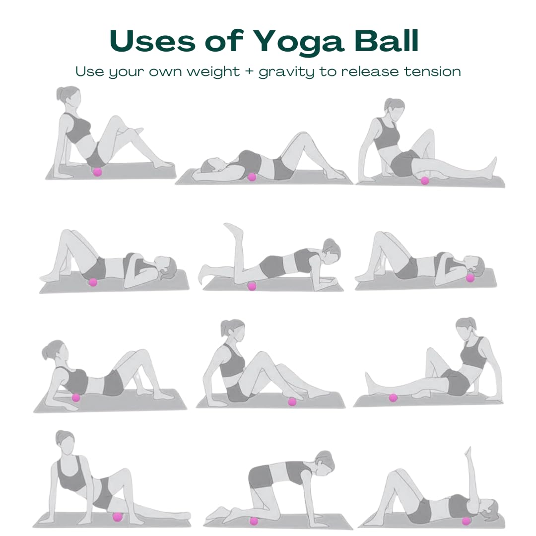 UBliss Premium Cork Set – 2 Blocks | 2 Massage Balls | 1 Peanut Massager Ball | Natural, Non-Slip & Eco-Friendly Yoga & Mobility Kit