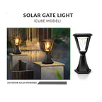 UBliss Diamond Cube Solar LED Garden Light | Outdoor Waterproof Decorative Pathway Lamp for Gate, Pillar, Lawn, Balcony & Garden | Warm White Solar Powered Light