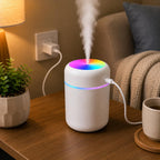 Portable Humidifier with RGB Light | USB C Powered 300ml