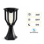 UBliss Solar Spiral Gate Light | Outdoor Decorative Hanging & Pillar Lamp | Waterproof Garden & Balcony Light | Warm White LED | Auto Dusk to Dawn | for Gate, Lawn, Patio & Pathway