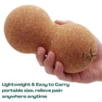 UBliss Premium Cork Set – 2 Blocks | 2 Massage Balls | 1 Peanut Massager Ball | Natural, Non-Slip & Eco-Friendly Yoga & Mobility Kit
