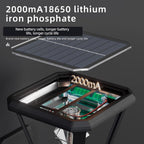 UBliss Diamond Cube Solar LED Garden Light | Outdoor Waterproof Decorative Pathway Lamp for Gate, Pillar, Lawn, Balcony & Garden | Warm White Solar Powered Light