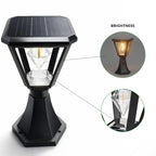 UBliss Diamond Cube Solar LED Garden Light | Outdoor Waterproof Decorative Pathway Lamp for Gate, Pillar, Lawn, Balcony & Garden | Warm White Solar Powered Light