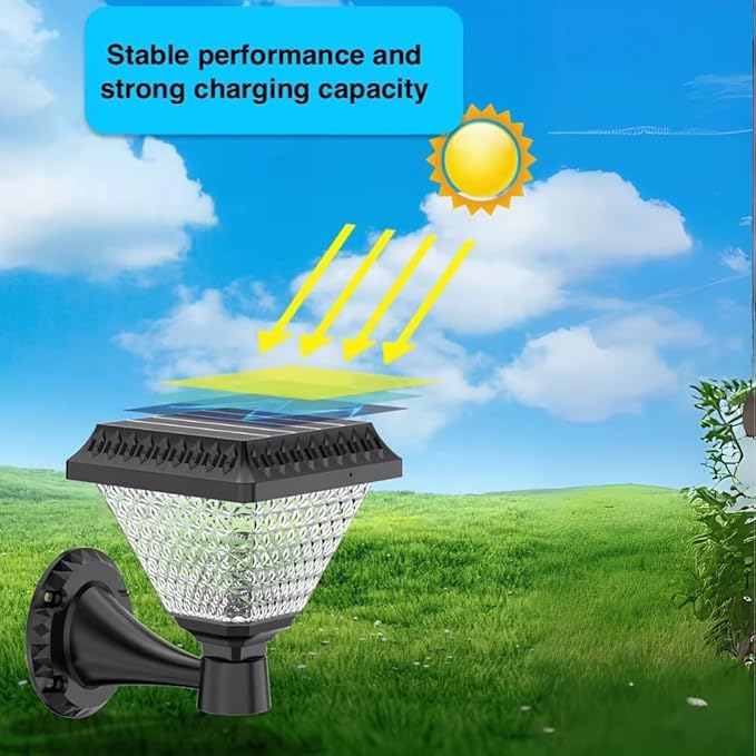 UBliss LED Solar Garden Lights with Remote Control | RGB Mode | Waterproof LED Pathway Lights for Outdoor Decoration, Driveways, and Landscaping