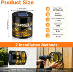 UBliss Solar Butterfly Shadow Garden Wall Light
