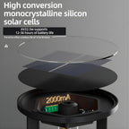 UBliss Solar Spiral Gate Light | Outdoor Waterproof Decorative Pillar & Garden Lamp | Warm White LED | Auto Dusk to Dawn | Solar Powered Light for Gate, Balcony, Lawn & Pathway