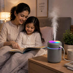 Portable Humidifier with RGB Light | USB C Powered 300ml