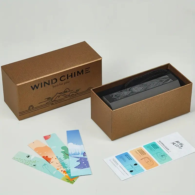 UBliss Aluminium Wind Chime 8 Notes, Octagon 8 Bars Meditation Series Single Swing