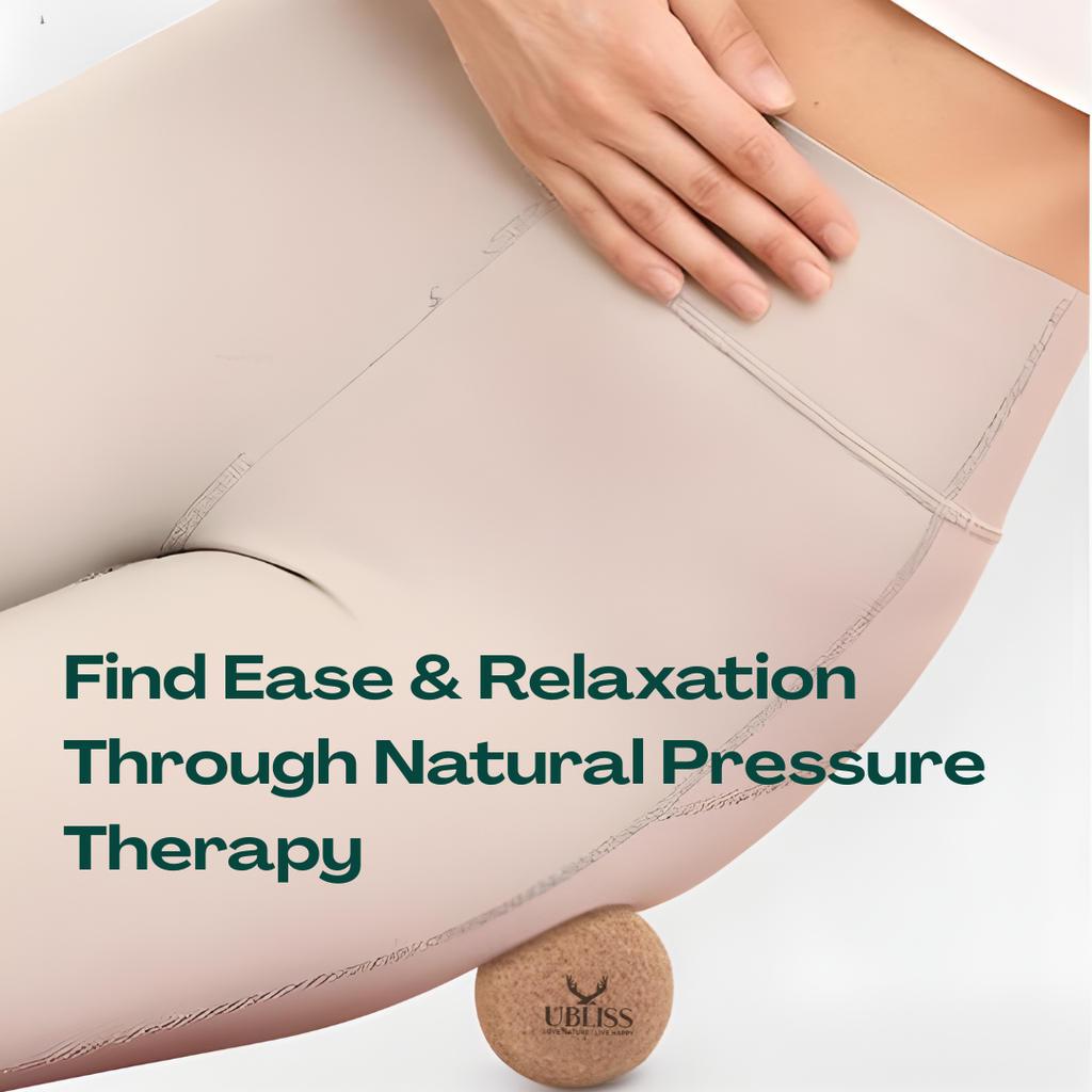 UBliss Natural Cork Yoga Massager Ball ( Set of 2 ) – Deep Pressure Trigger Point Therapy & Full-Body Mobility Tool