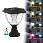 Premium Solar RGB Gate Light With Remote Control for a Stylish & Secure Entrance