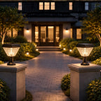 UBliss LED Solar Garden Lights with Remote Control | RGB Mode | Waterproof LED Pathway Lights for Outdoor Decoration, Driveways, and Landscaping